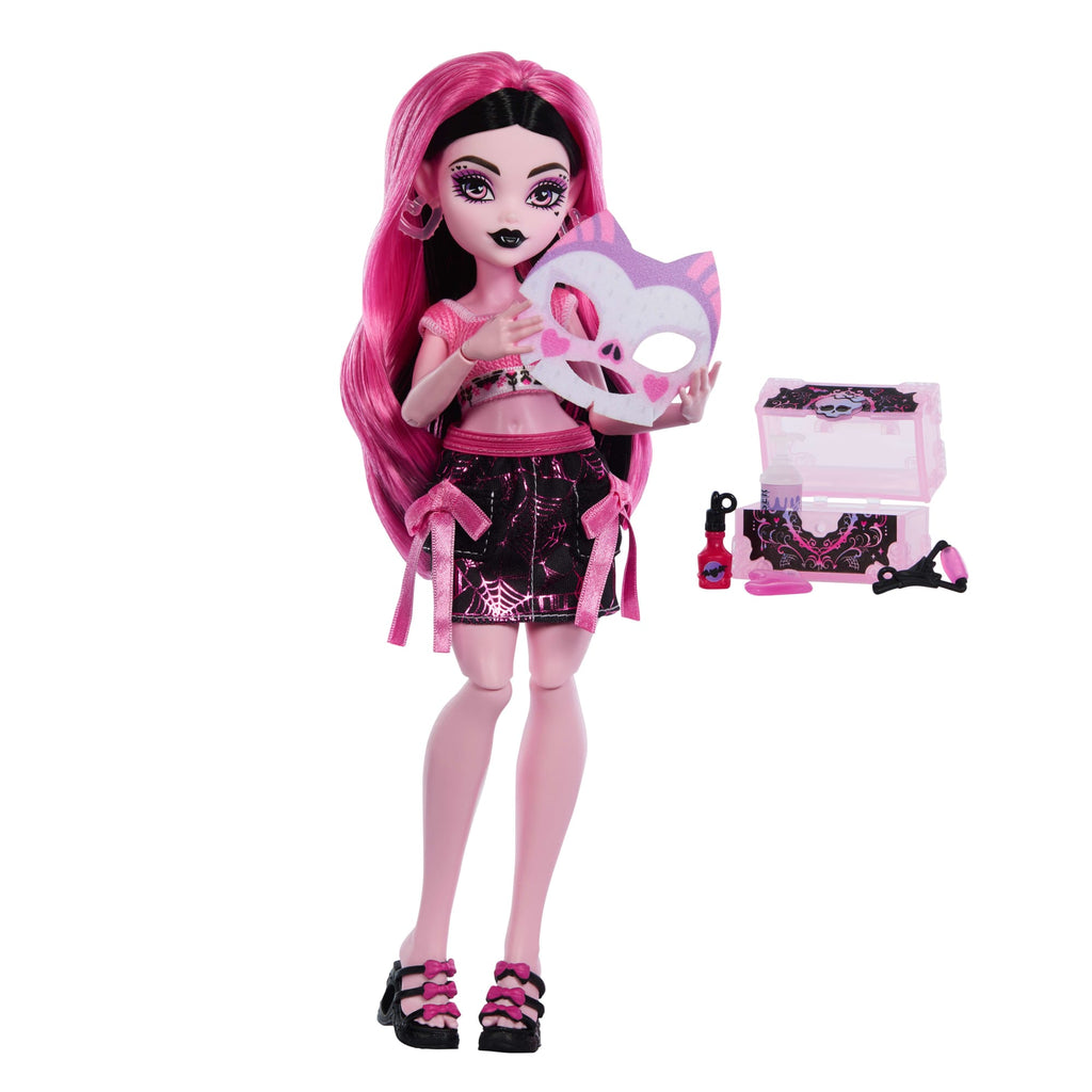 Monster High Self-Scare Secrets Draculaura Fashion Doll With 13 Realistic Accessories