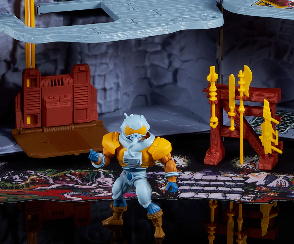 Masters Of The Universe Vintage Castle Grayskull Playset With Display Mat & 1 Figure & Accessories