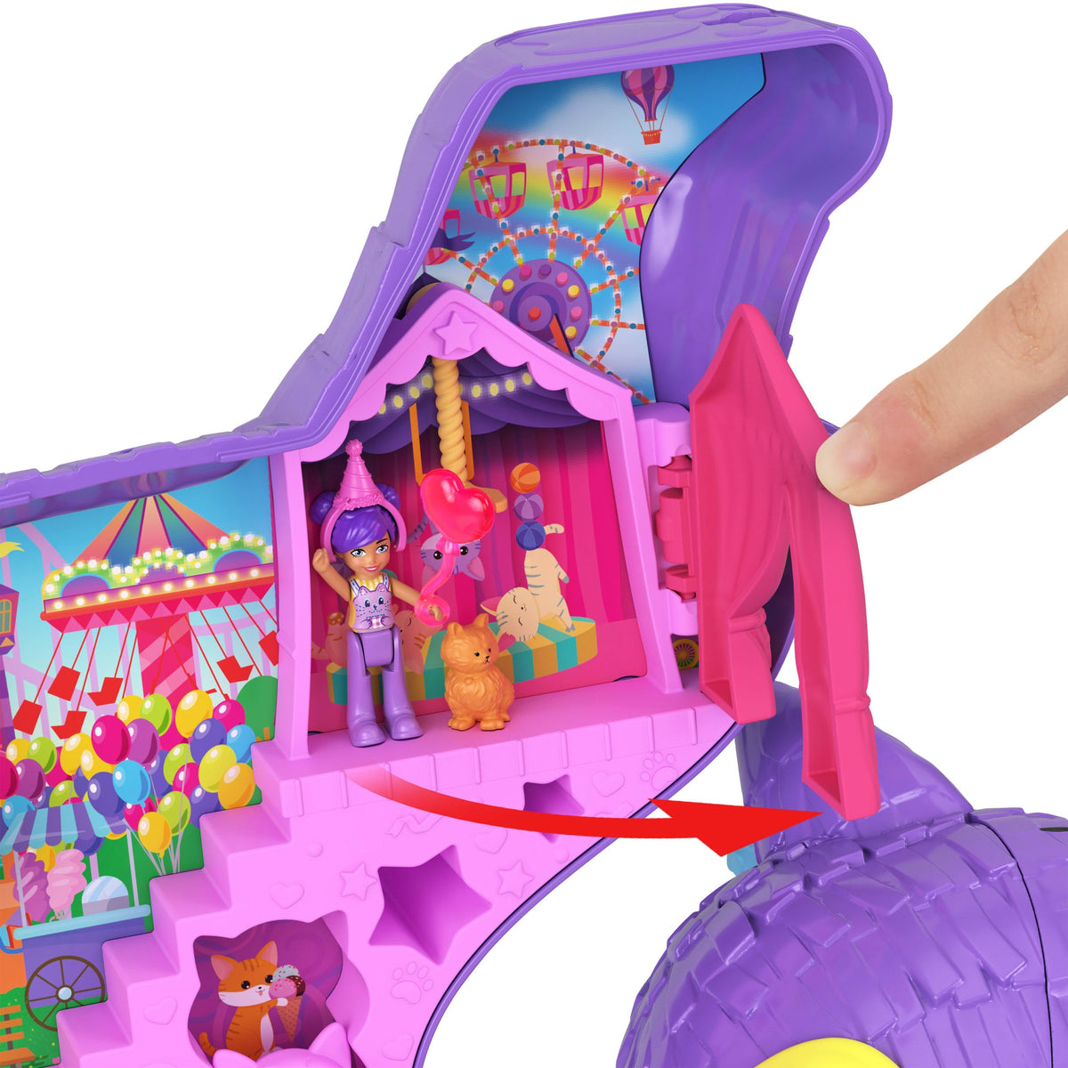 Polly Pocket Set de Juego Compacto Piñata Gatito