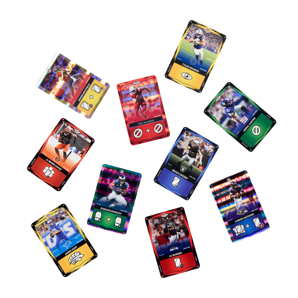 UNO Elite NFL 2026 Core Edition Booster Set For Kids, Fans, Adults & Family Night