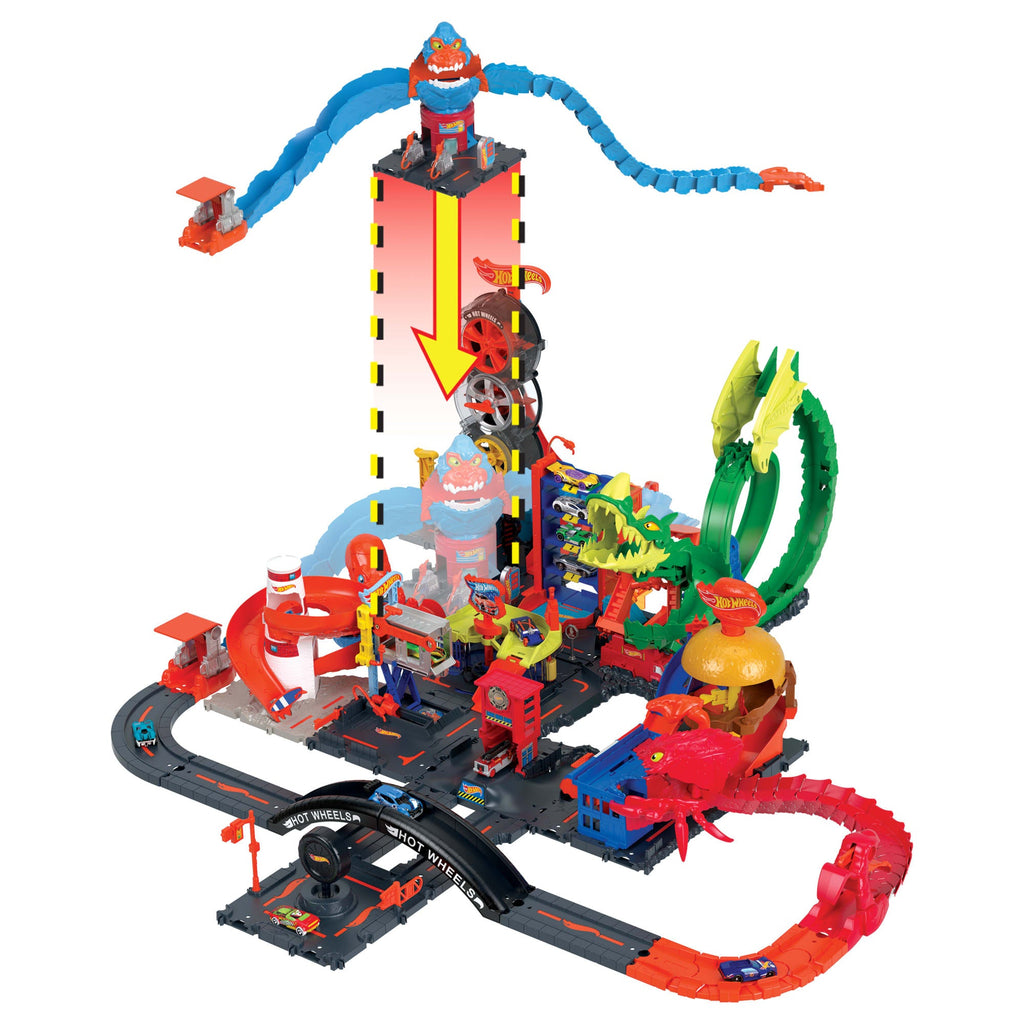 Hot Wheels City Pista de Brinquedo Nêmesis Gorila