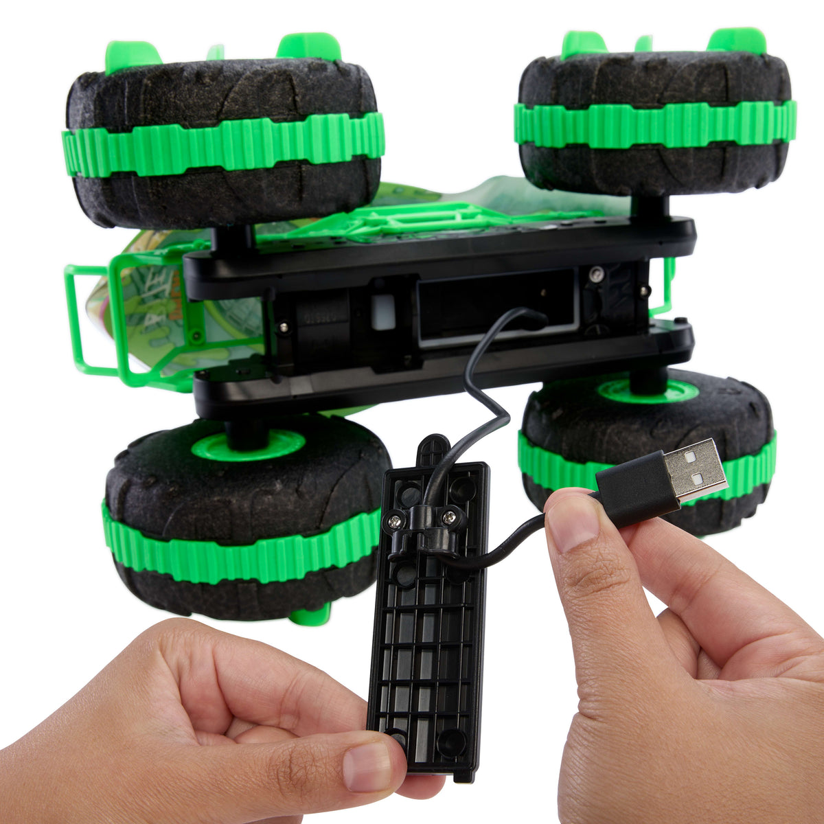 Hot Wheels Monster Trucks All-Terrain Great Bite RC, Remote-Control Toy