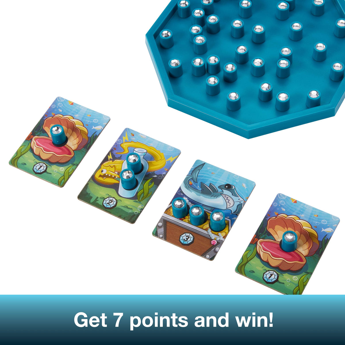 Deep Sea Diamond Dive Family Board Game For Kids And Adults With Easy Rules And Quick Gameplay