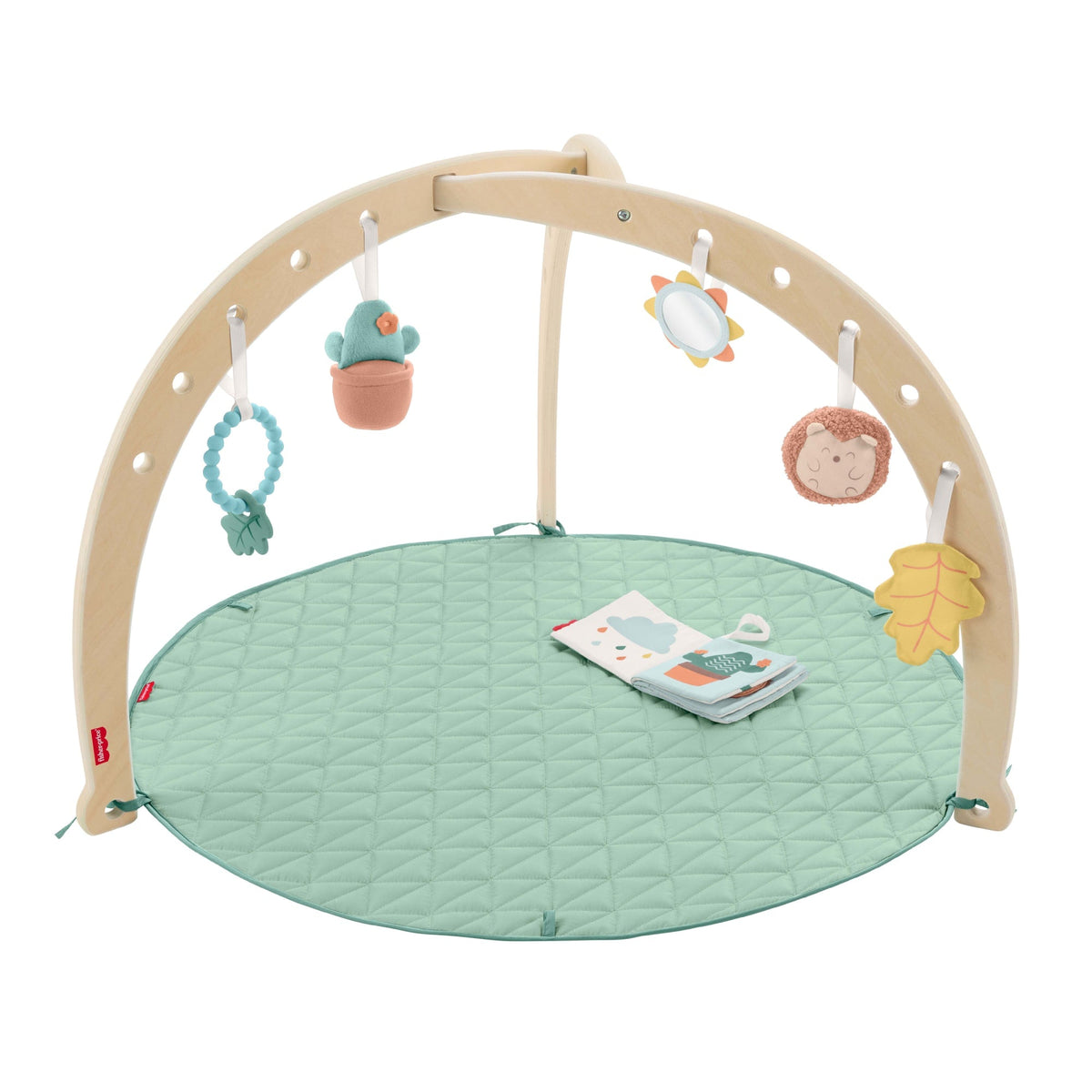 Fisher-Price – Tapis D’Activités de Luxe en Bois, Jouets de Développ.