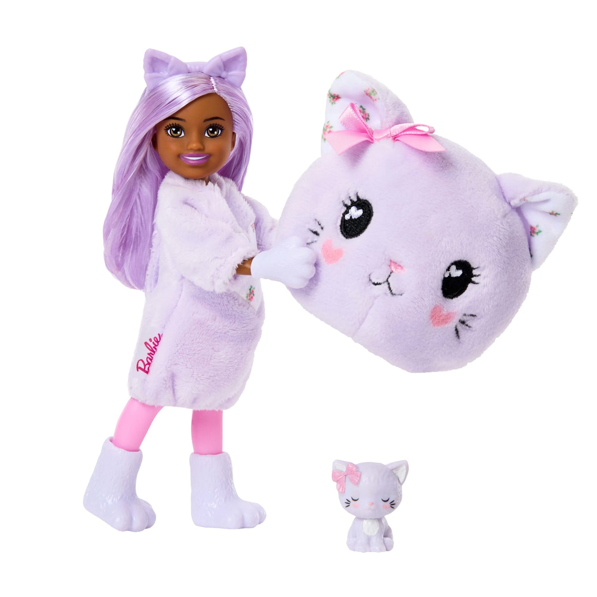 Barbie Cutie Reveal Cuddly Series Chelsea Small Dolls & Accessories, 6 Surprises