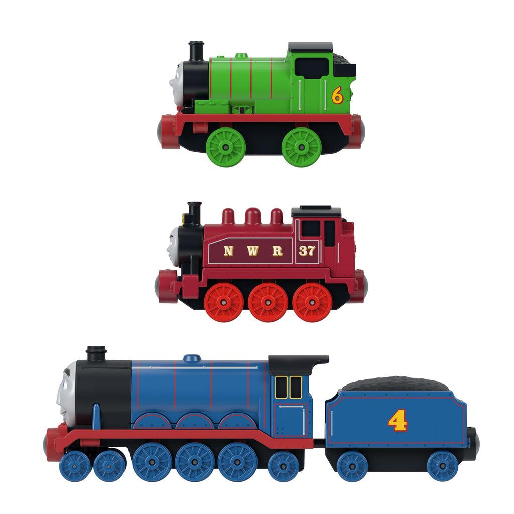 Thomas & Friends By Fisher-Price Die-Cast Toy Train Multipack With Percy, Rosie & Gordon Engines