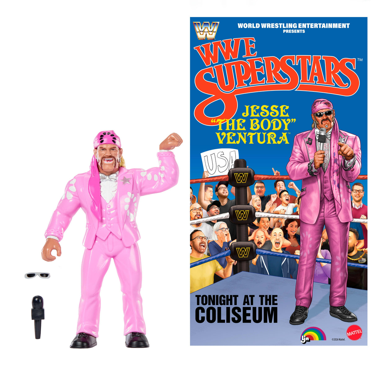 Wwe Superstars Ljn Figurine Articulée Jesse The Body Ventura