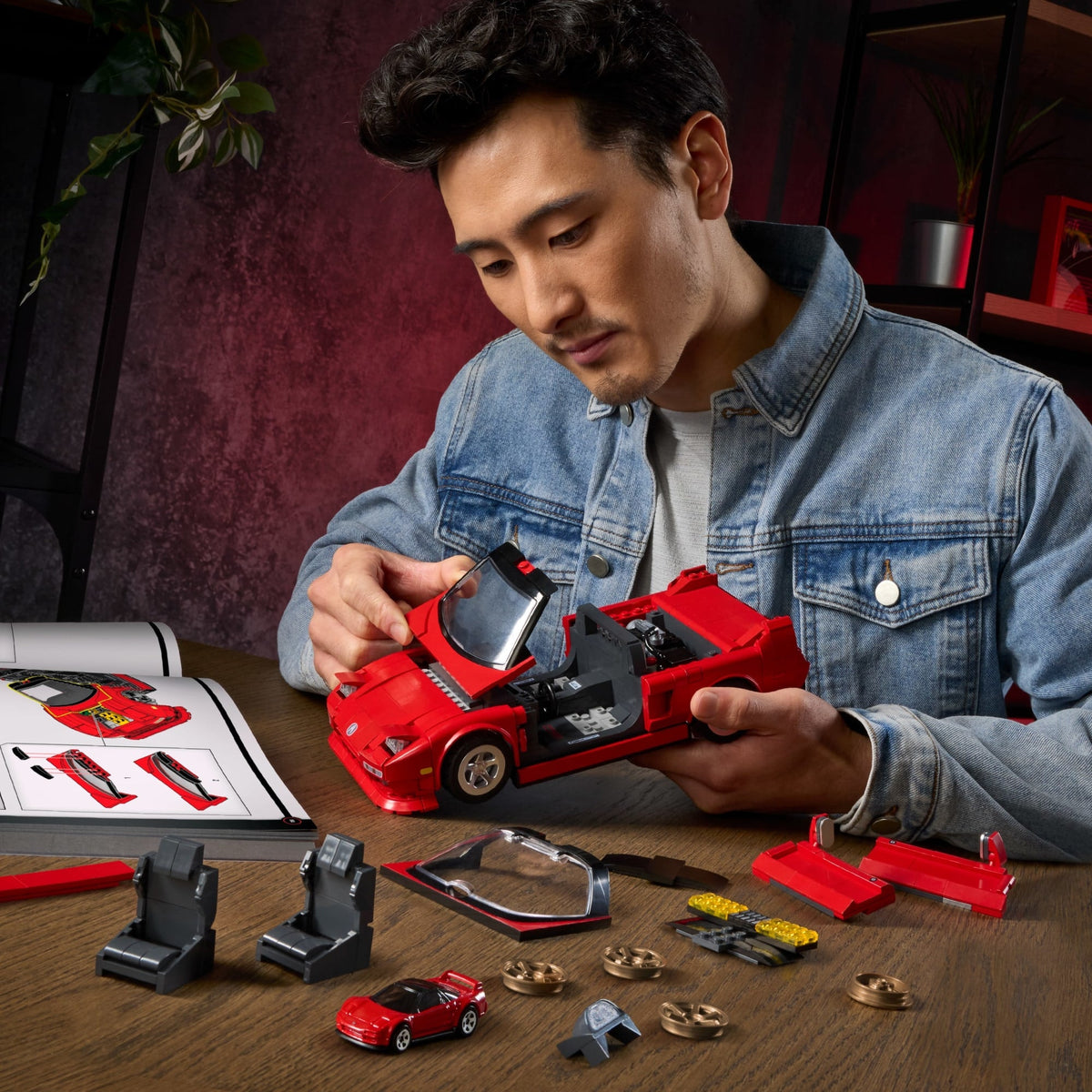 Mattel Brick Shop Hot Wheels Juguete de Construcción Elite '90 Acura NSX