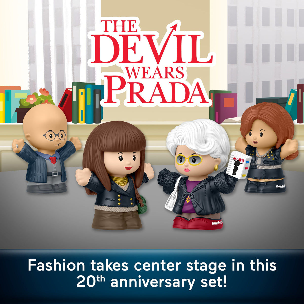 Little People Collector The Devil Wears Prada Special Edition Set For Movie Fans, 4 Figures