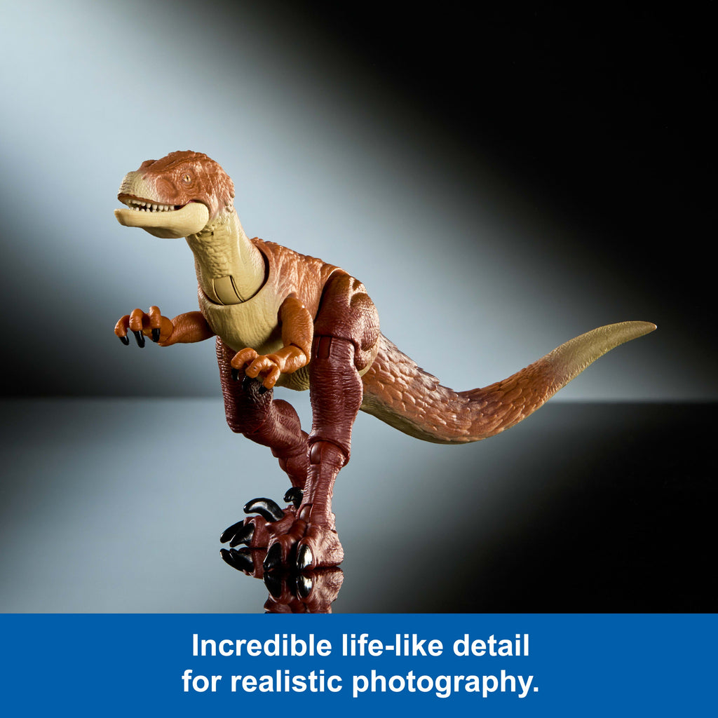 Jurassic World Hammond Collection Ornitholestes Dinosaur Figure, Deluxe Design And 18 Articulations