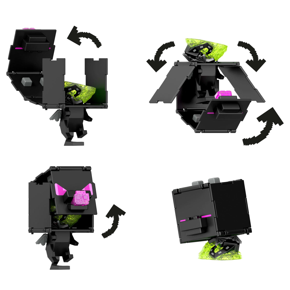 Minecraft Flippin' Figs Coffret de 2 Sunny et Dragon de L’ender