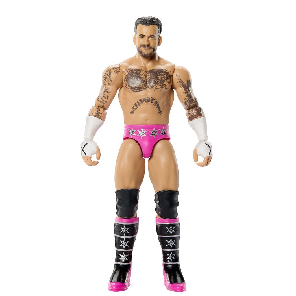 WWE Cm Punk Action Figure, Main EVent Series #164, 6-inch Collectible With Articulation