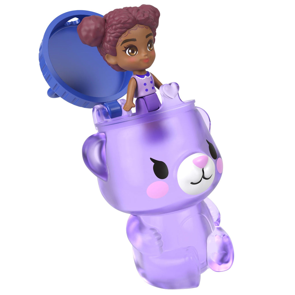 Polly Pocket Blueberry Besties Compact Playset With 1 Micro Doll And Pet, Travel Toy With Fruit Accessories
