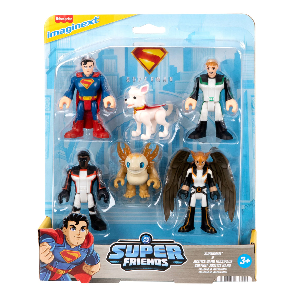 Imaginext DC Super Friends Figura de Ação Superman Justice Gang