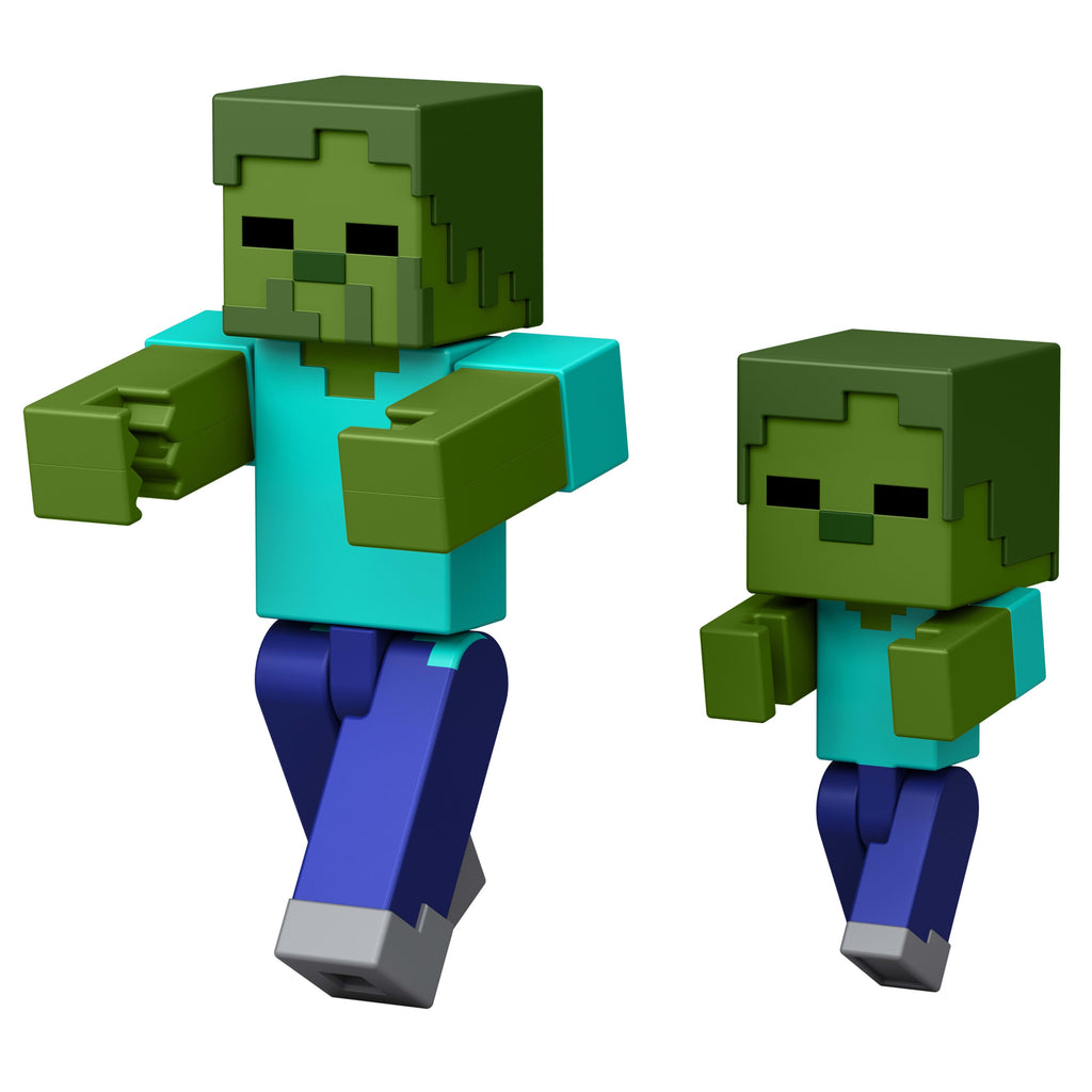 Minecraft Vanilla Figura de Acción 3.25 pulgadas con mecanismo de activación de piedra roja