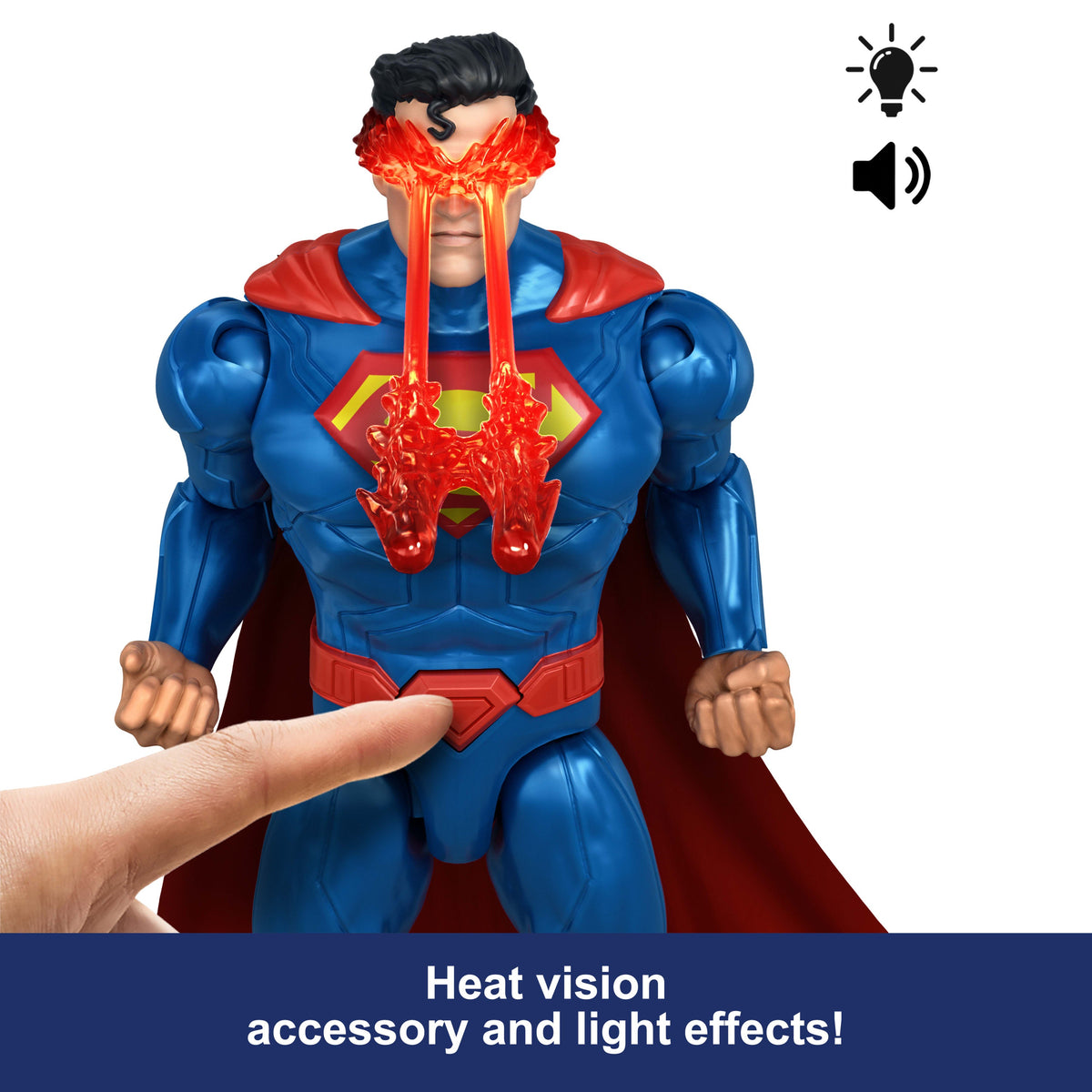 DC Premier 6.5 Inch Feature Action Figures, Specific Motion, Lights & Movie Dialogue & 12+ Sounds