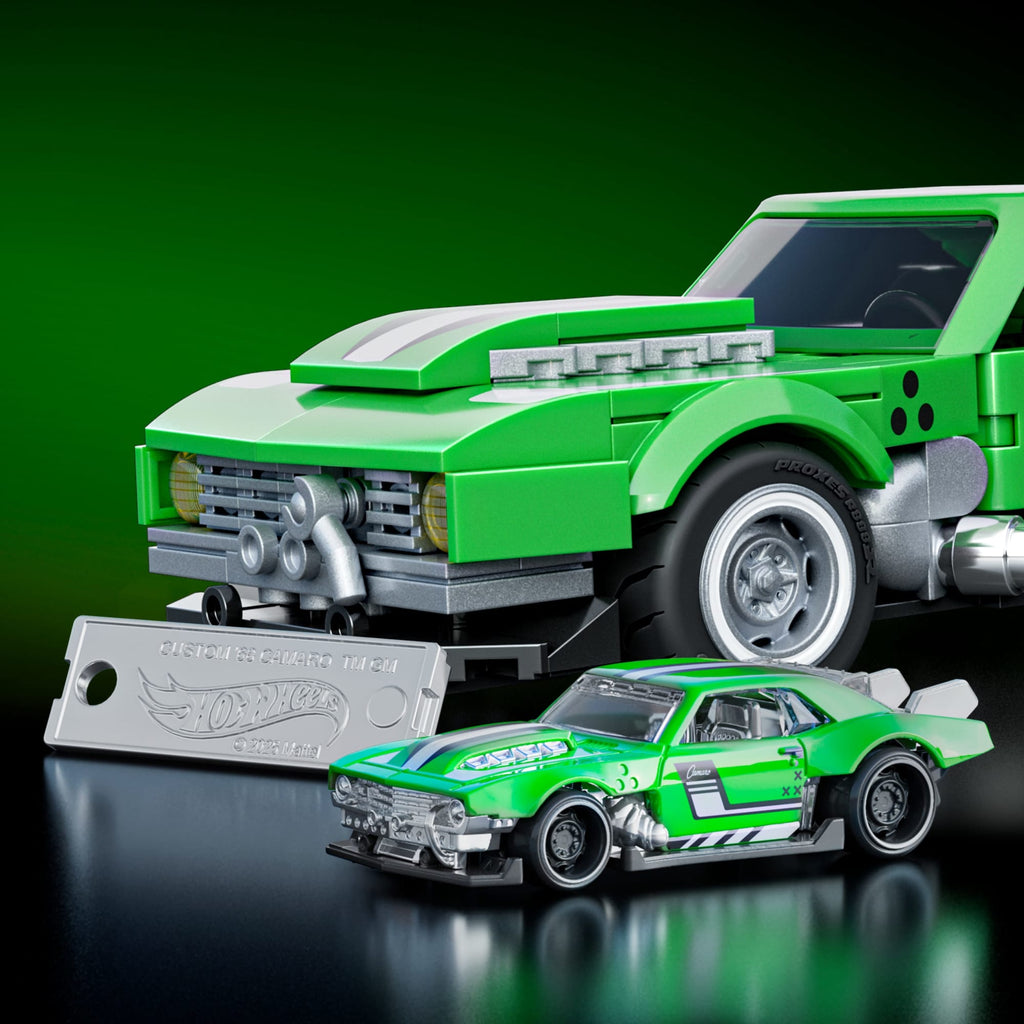 Mattel Brick Shop Hot Wheels Camaro Custom 1968, 289 Pièces, de Collect