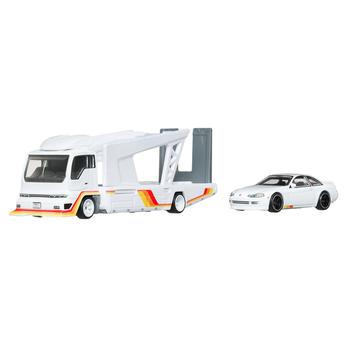 Hot Wheels Collector Veículo de Brinquedo Carro Transportador Japan Double Decker Hauler