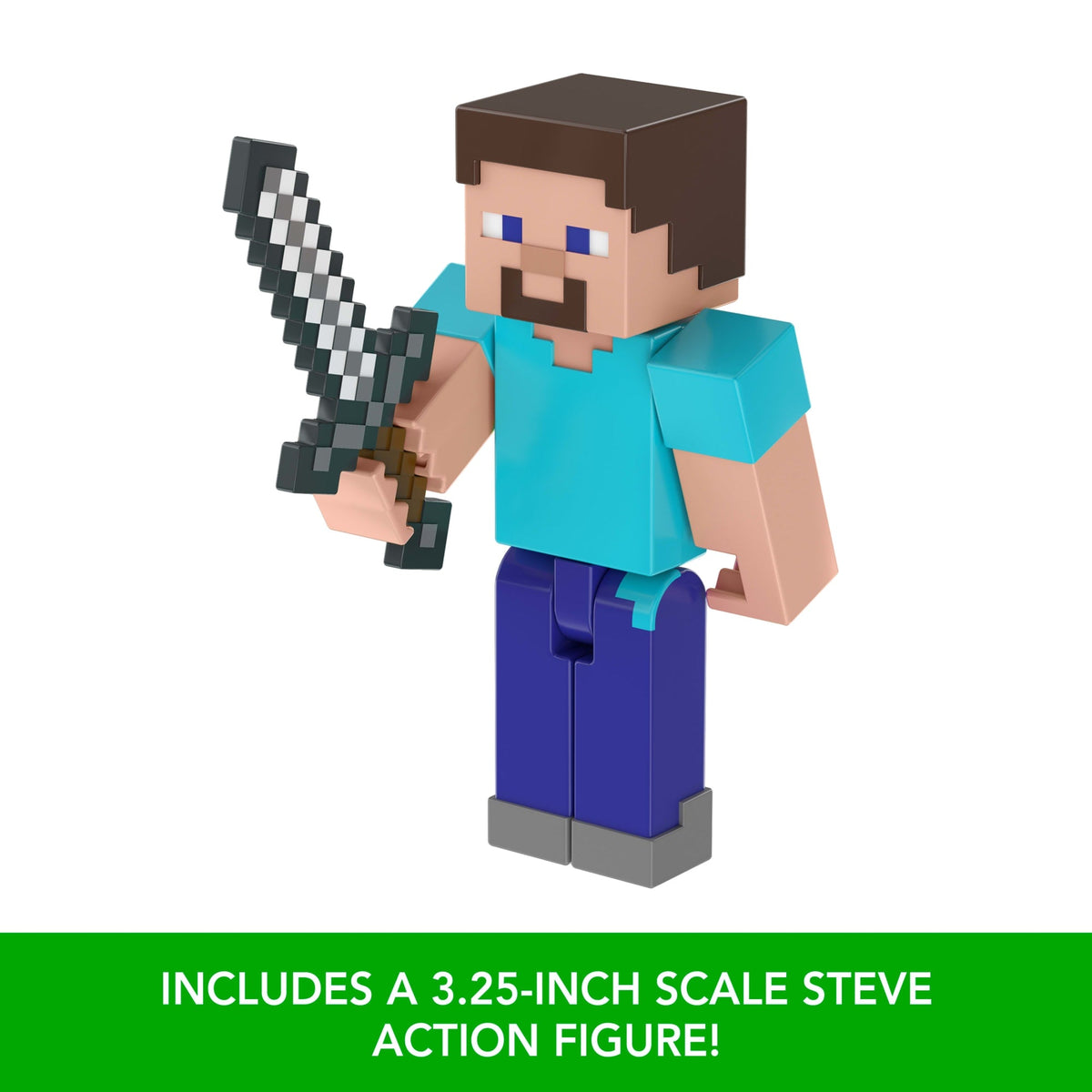 Minecraft Village Raid Pack With 3 Action Figures & 3 Accessories, 3.25-Inch Scale Collectible Set