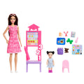 Barbie Métiers-Coffret Barbie Professeure-Poupées et Accessoires