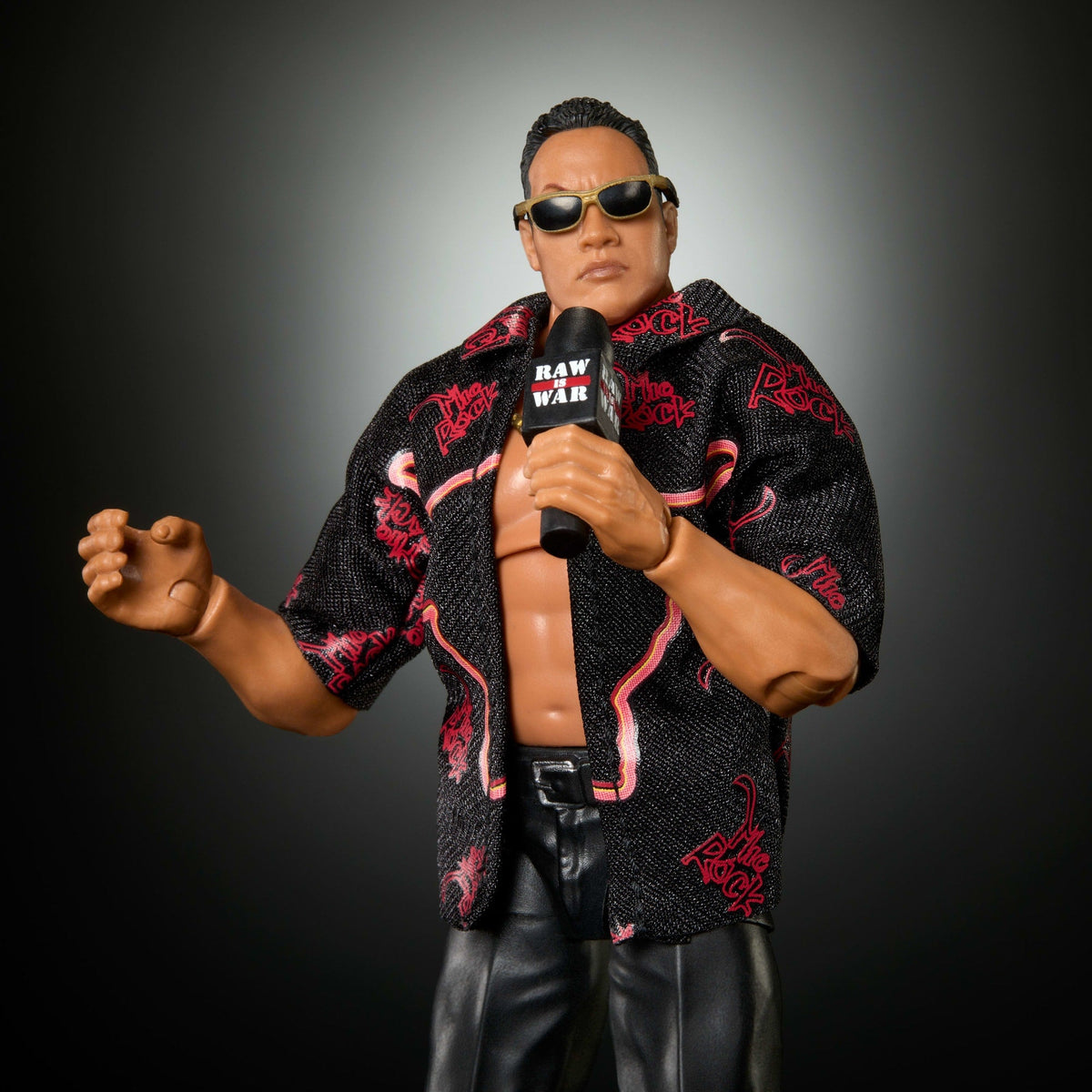 WWE Monday Night War Elite Collection The Rock Action Figure & Accessories 6-Inch Set
