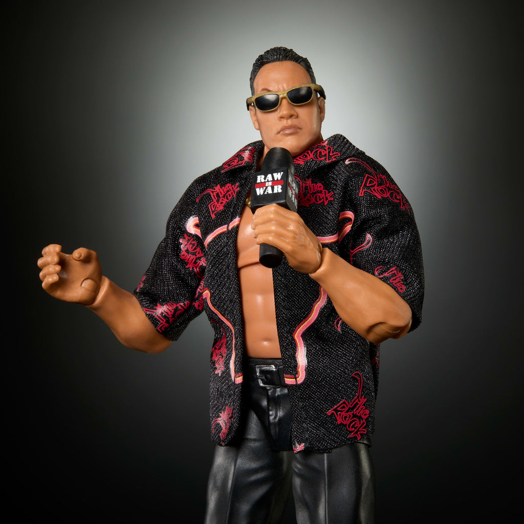 Wwe Figurine Articulée Élite The Rock Monday Night War