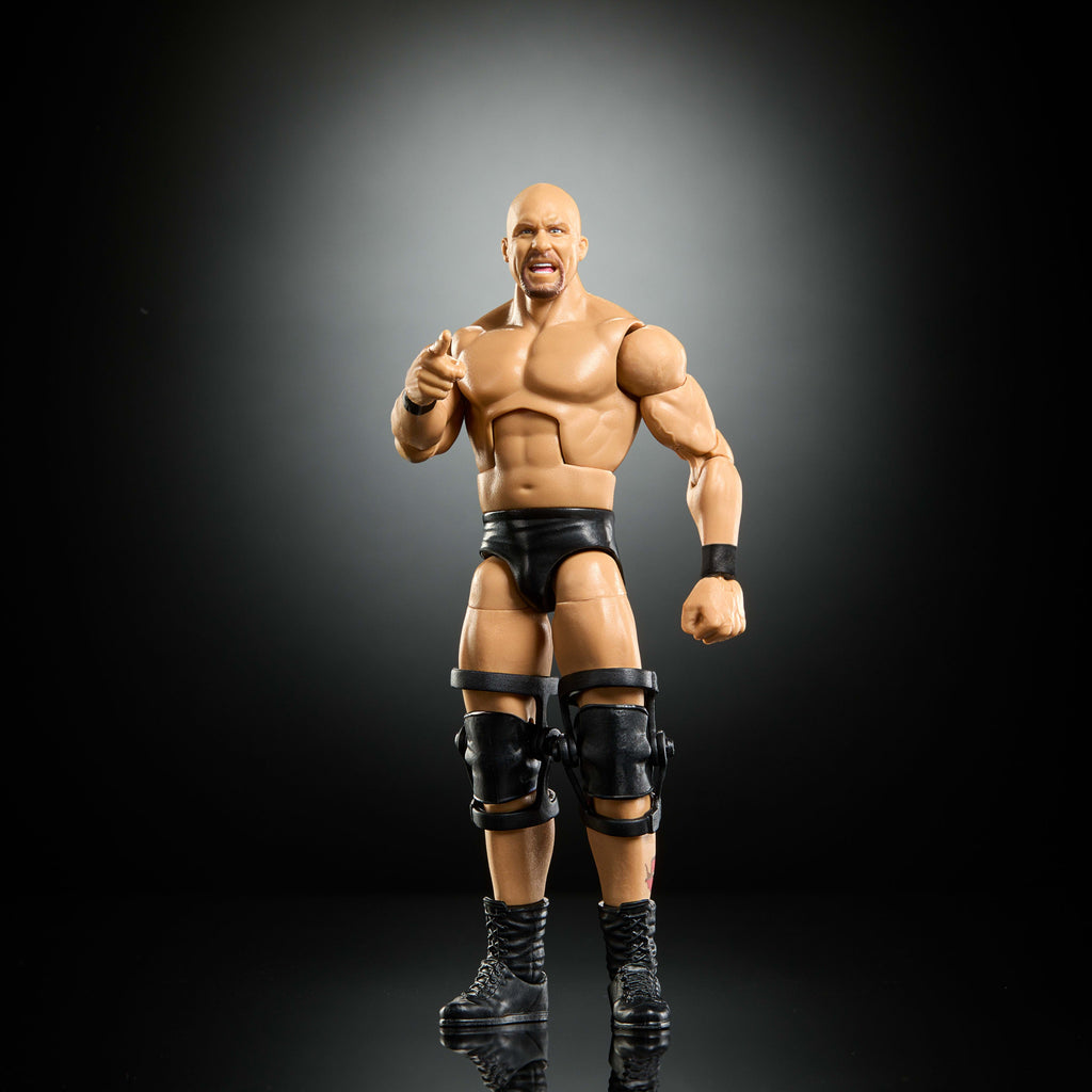 Wwe Figurine Articulée Élite Grands Champions Stone Cold Steve Austin