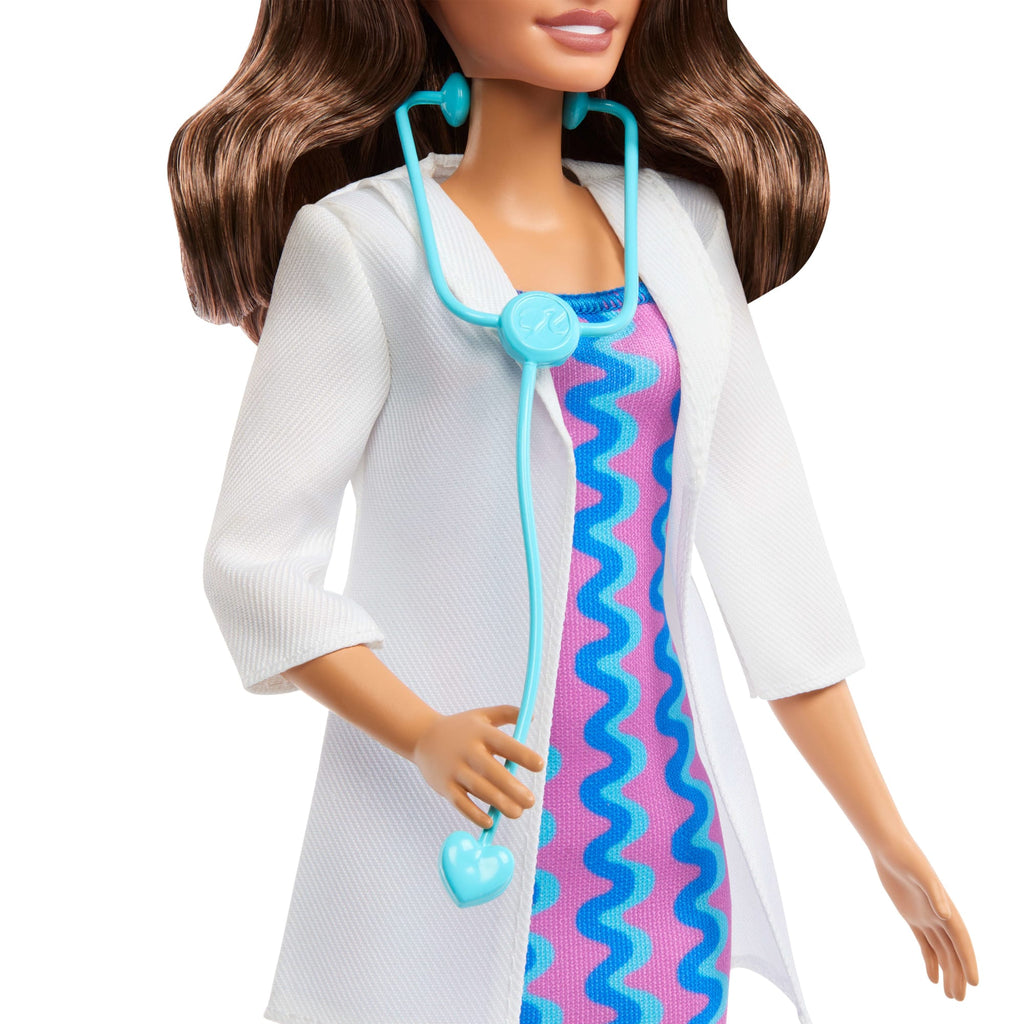 Barbie Careers Doctor Doll & Accessory, Fashion Doll Wearing Removable Look With Stethoscope