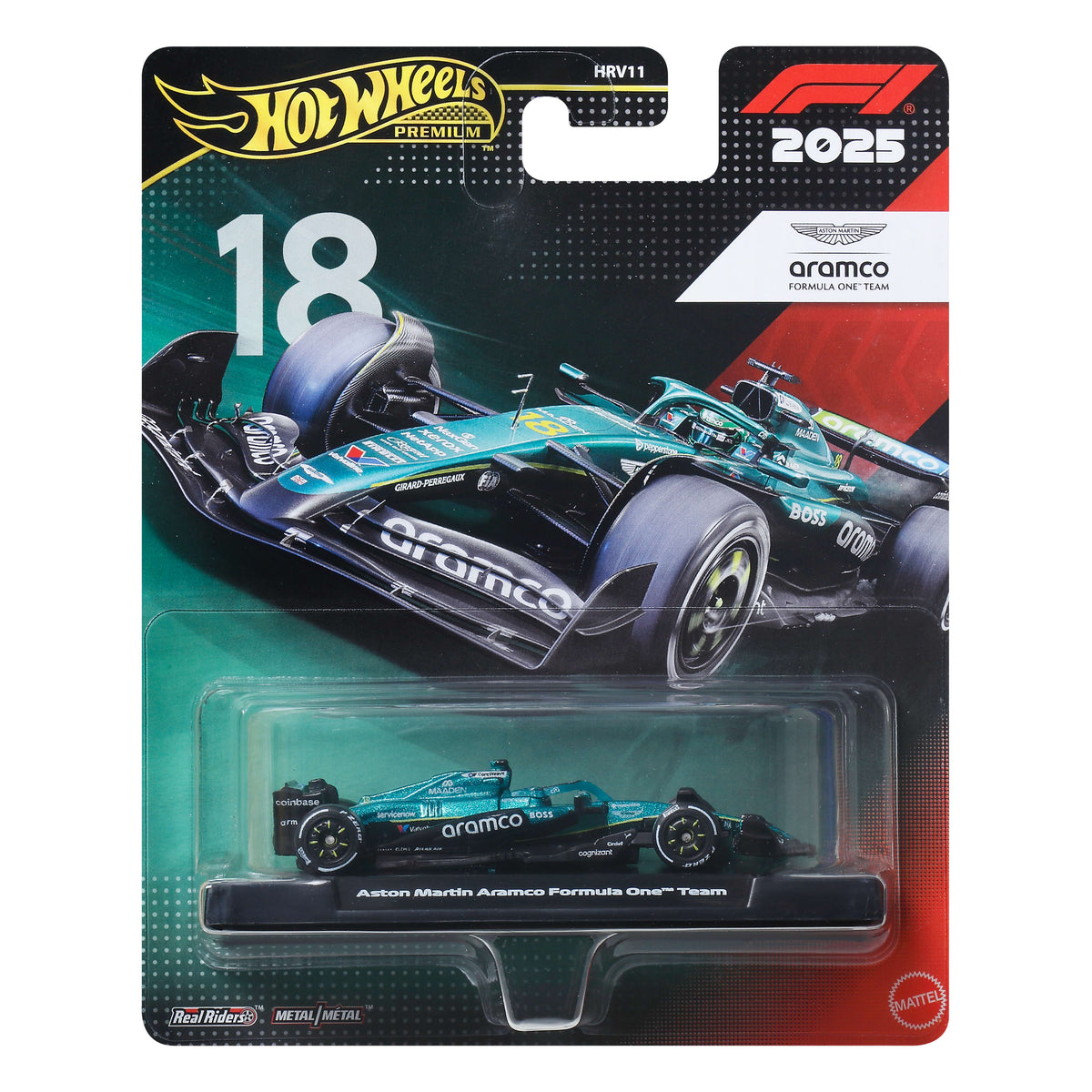 Hot Wheels Collector Vehículo de Colección equipo aston martin aramco formula 1 lance stroll