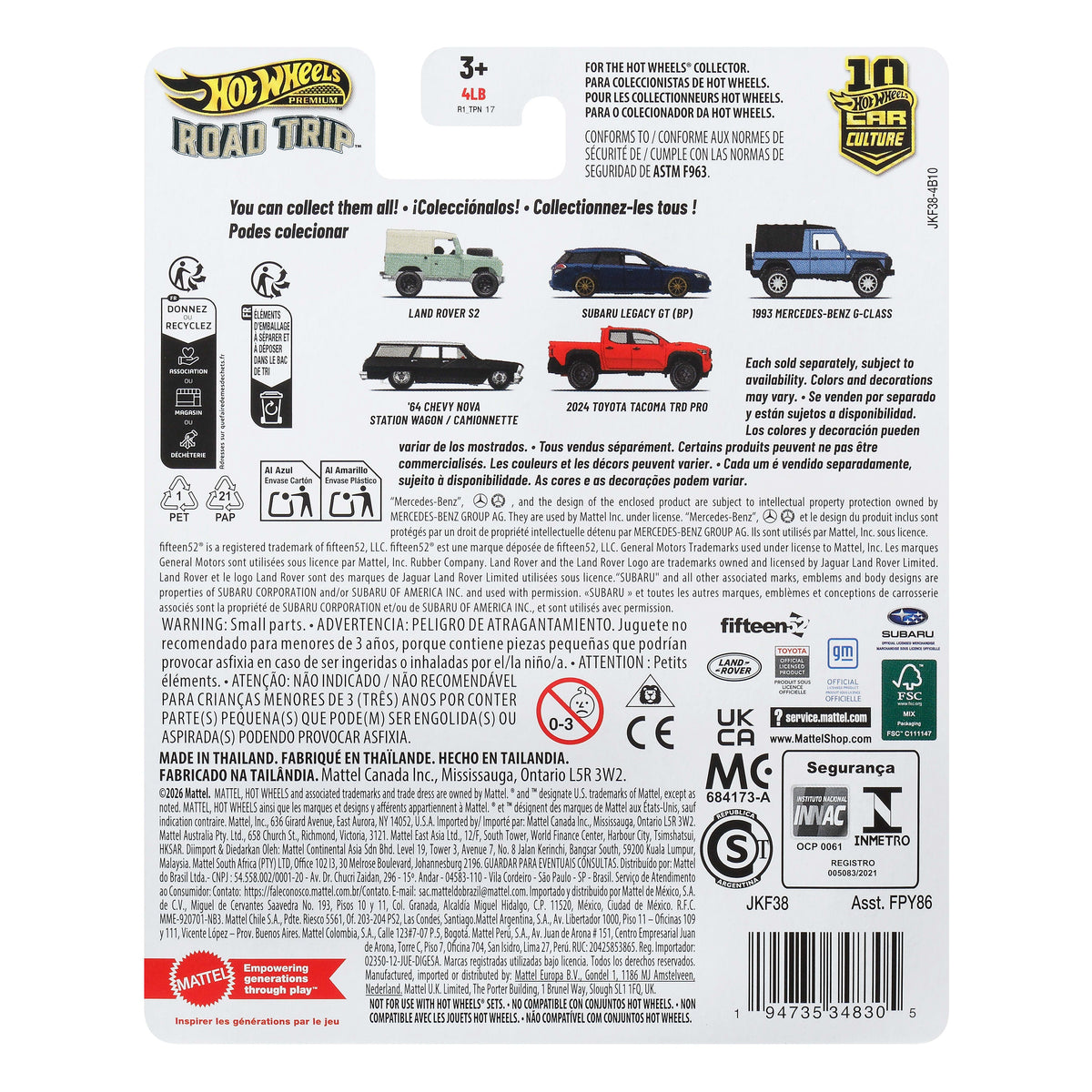 Hot Wheels Collector Veículo de Coleção Carro Cultura Automotiva Mercedes G Class