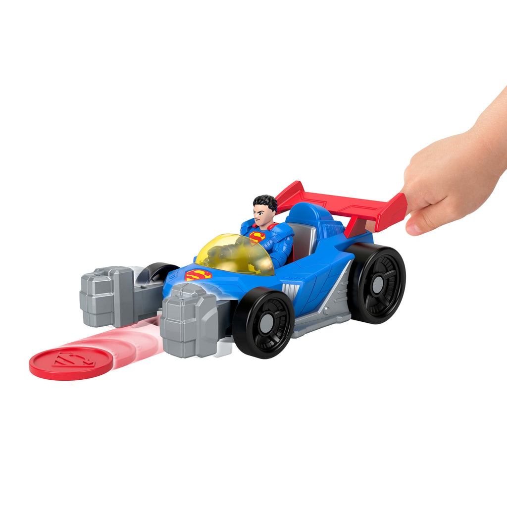 Imaginext DC Super Friends Figura de Ação Superman e Veículo