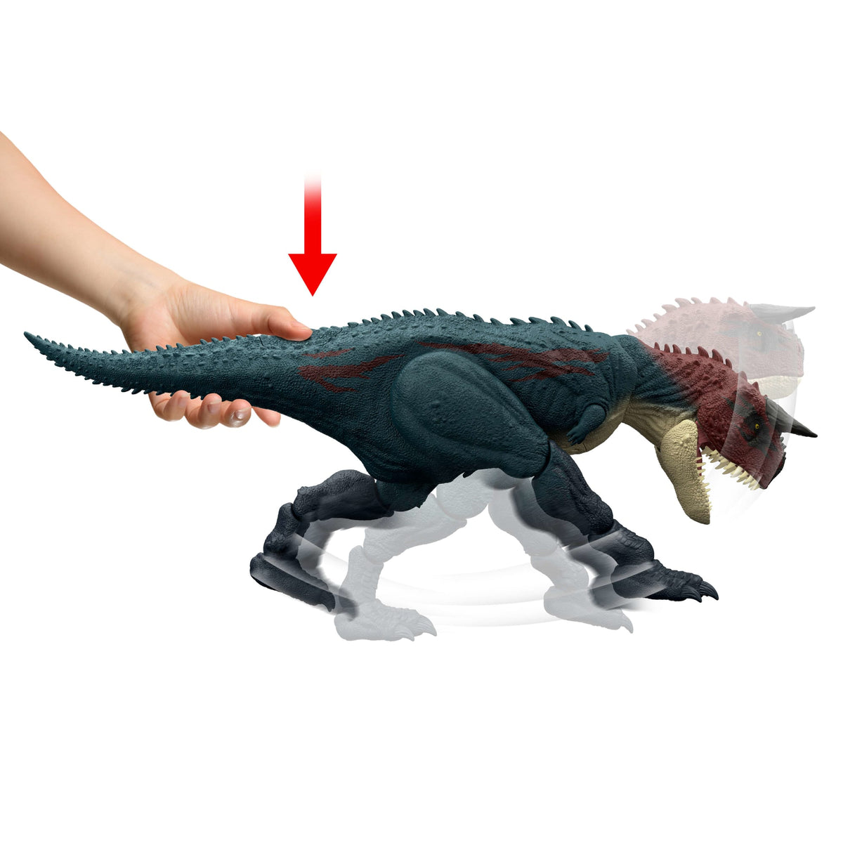 Jurassic World Dinossauro de Brinquedo Jurassic World Dinossauro Ataca e Morde