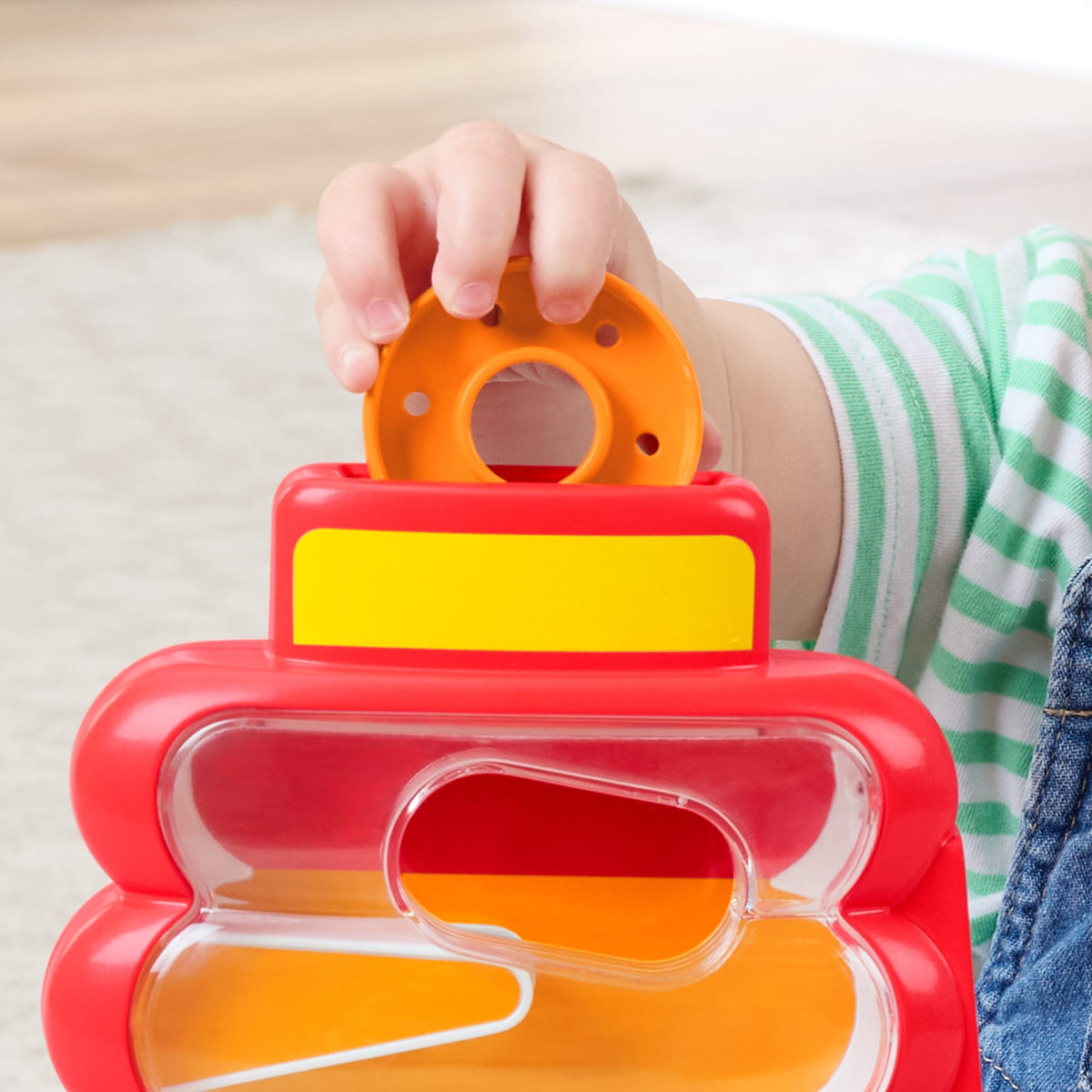 Fisher-Price-Empile-Tout Rigolo-Jouet D’Éveil Avec Jetons à Insérer