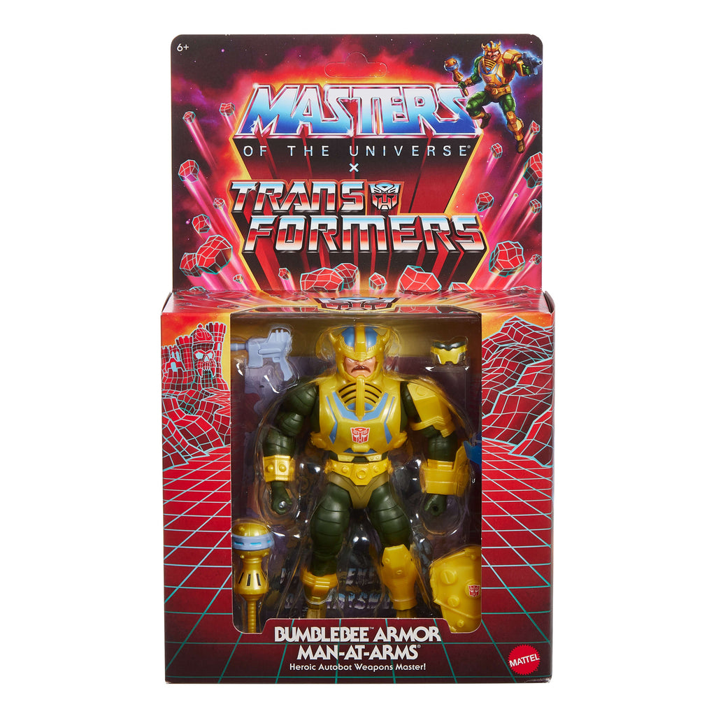 Masters of the Universe Origins Figura de Acción Man-At-Arms Armadura Bumblebee