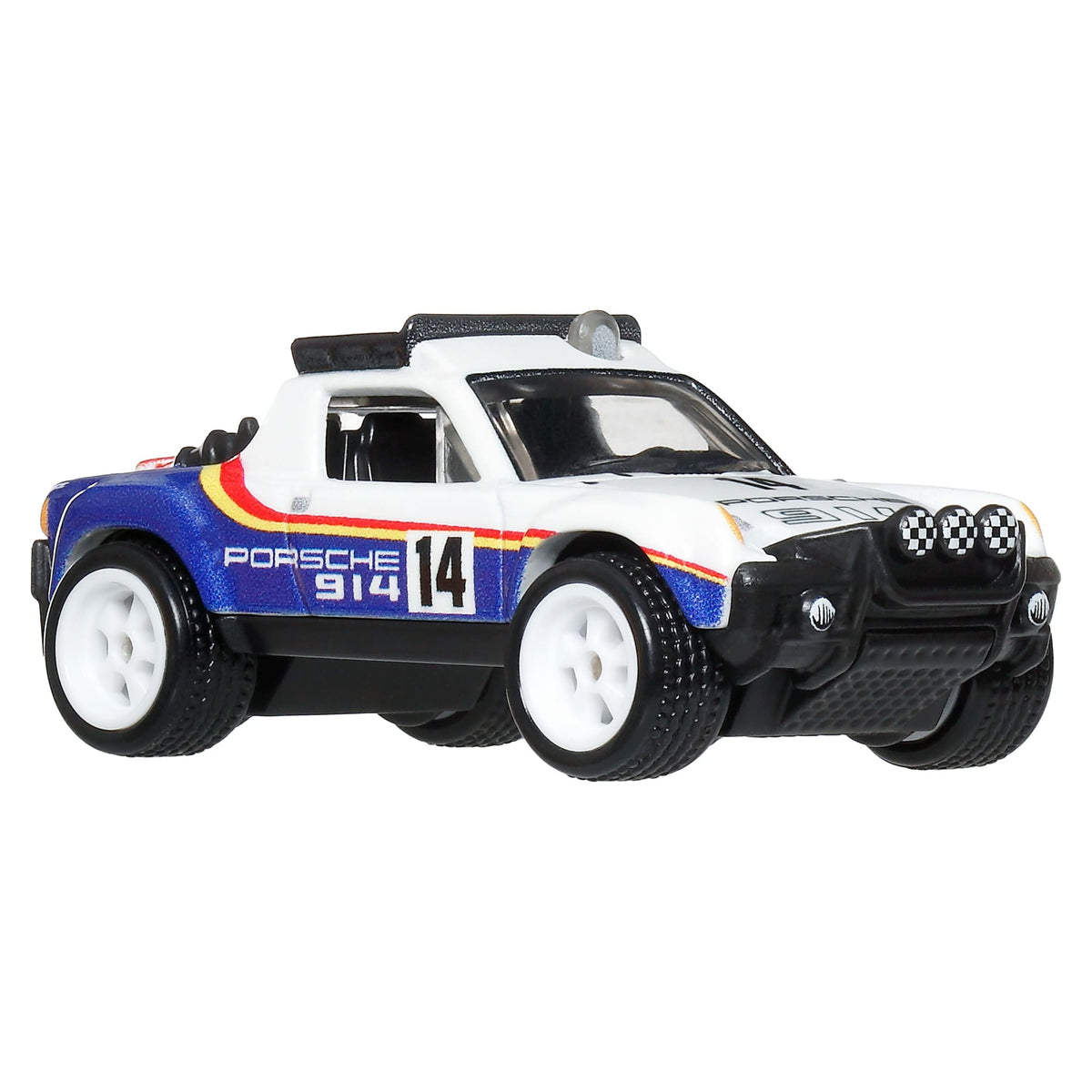 Hot Wheels Car Culture Premium 1:64 Scale Die-Cast Toy Porsche 914 Safari, Thrill Climbers