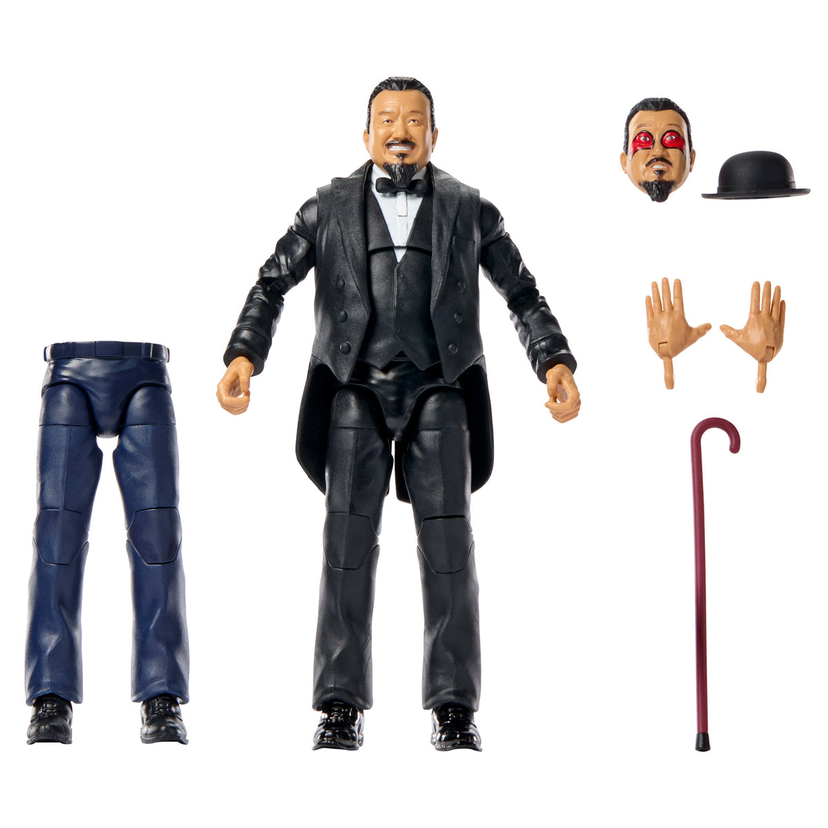 WWE Elite Legends Mr. Fuji Action Figure & Accessories, Series 30 6-inch Collectible Set