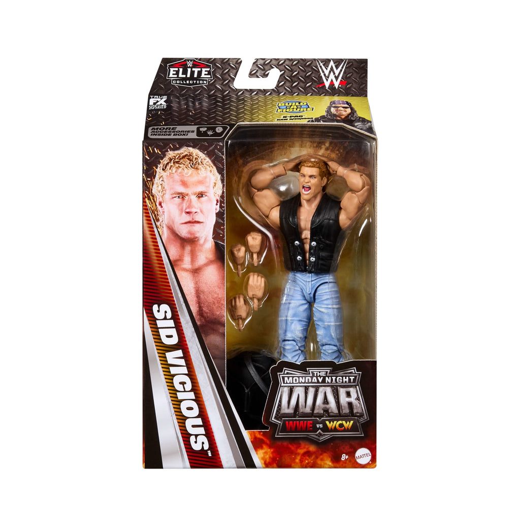 WWE Monday Night War Elite Collection Sid Vicious Action Figure & Accessories 6-Inch Collectible Set