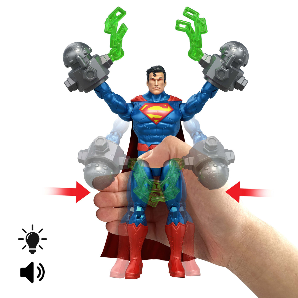 Dc Figurine Articulée Superman Vision Thermique