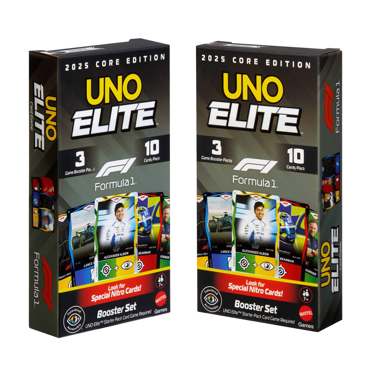 UNO Elite Formula 1 2025 Core Edition Booster Set 2 Pack