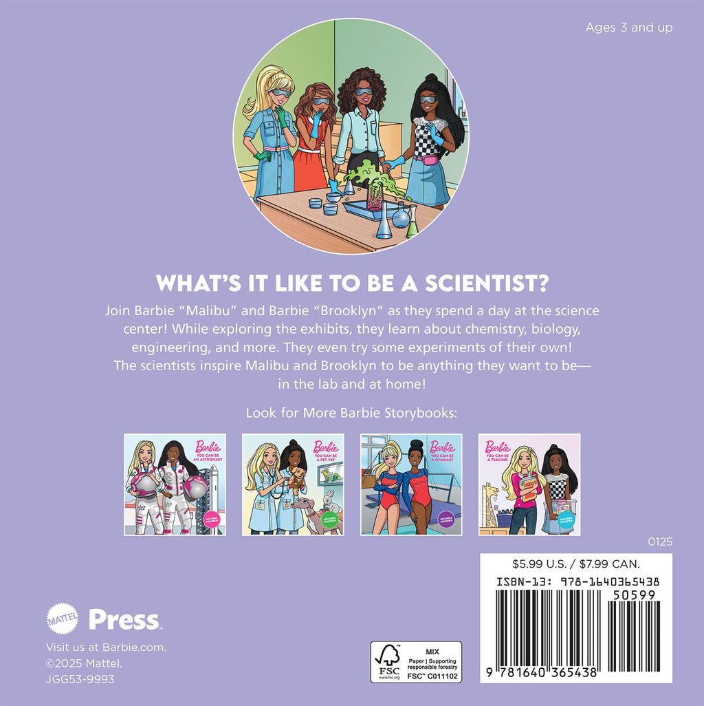 Barbie: You Can Be A Scientist