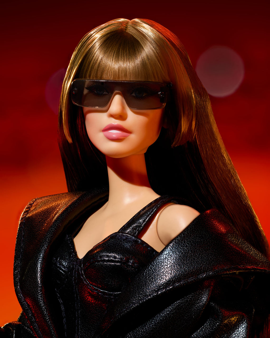 Barbie Signature Miley Cyrus Collectible Doll in Faux Leather 2-Piece Outfit With Heels