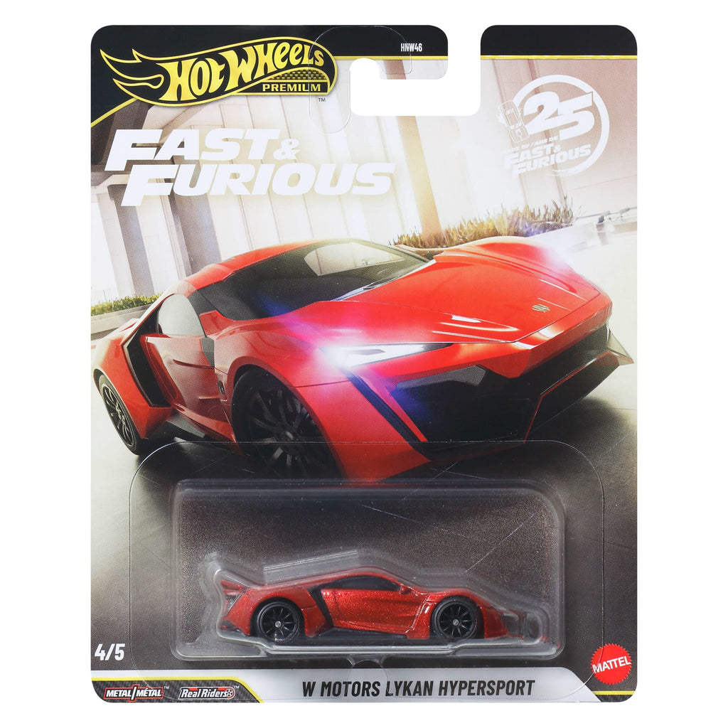 Hot Wheels Cars, Premium Fast & Furious Car For Adult Collectors
