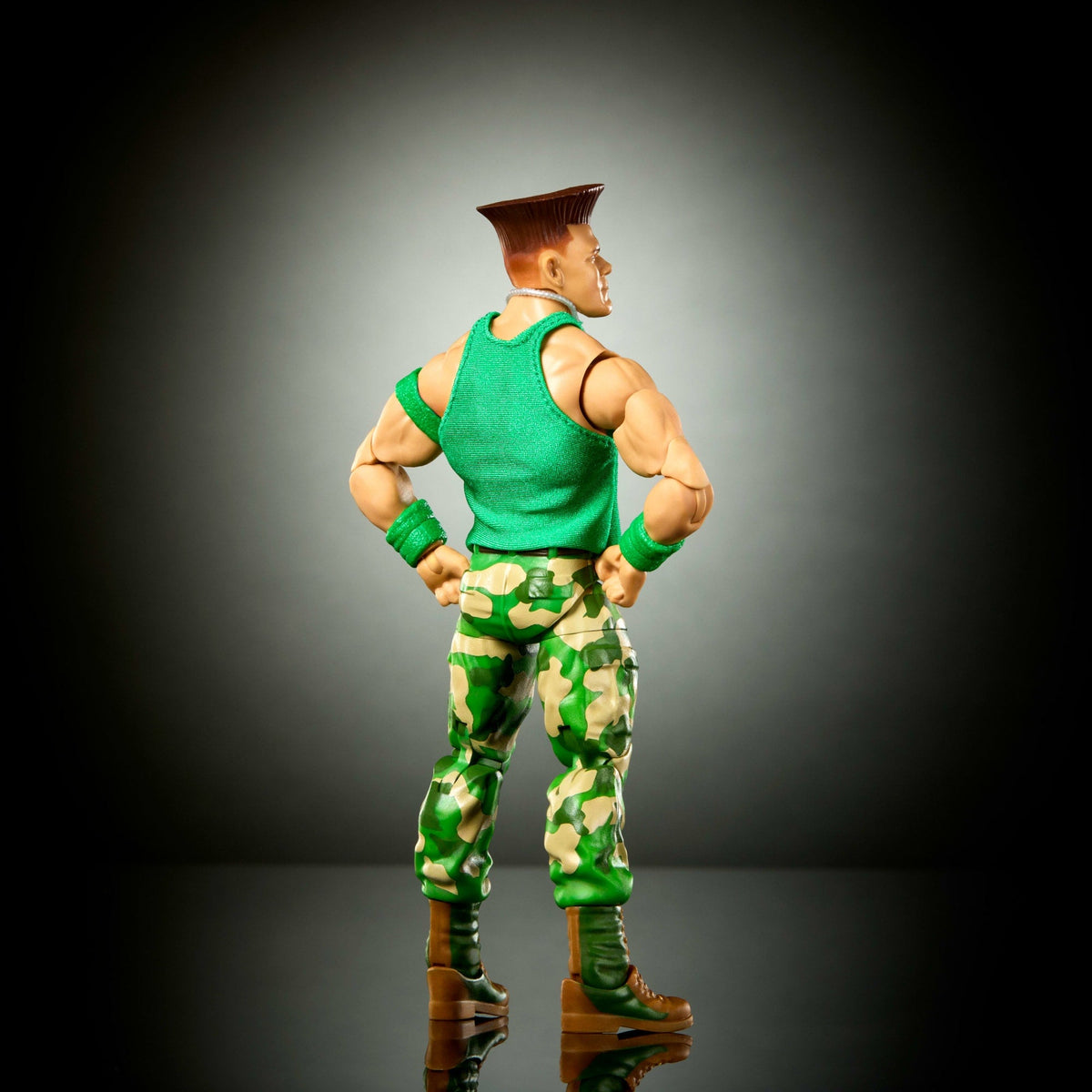 WWE X Street Fighter John Cena Action Figure & Accessories, 6-Inch Collectible Guile Mashup Set