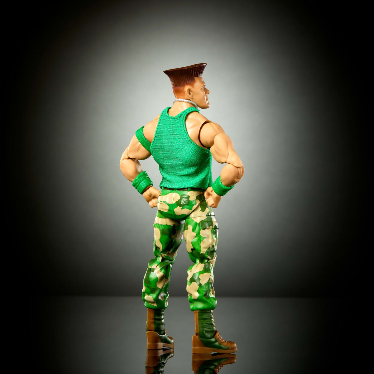 WWE X Street Fighter John Cena Action Figure & Accessories, 6-inch Collectible Guile Mashup Set