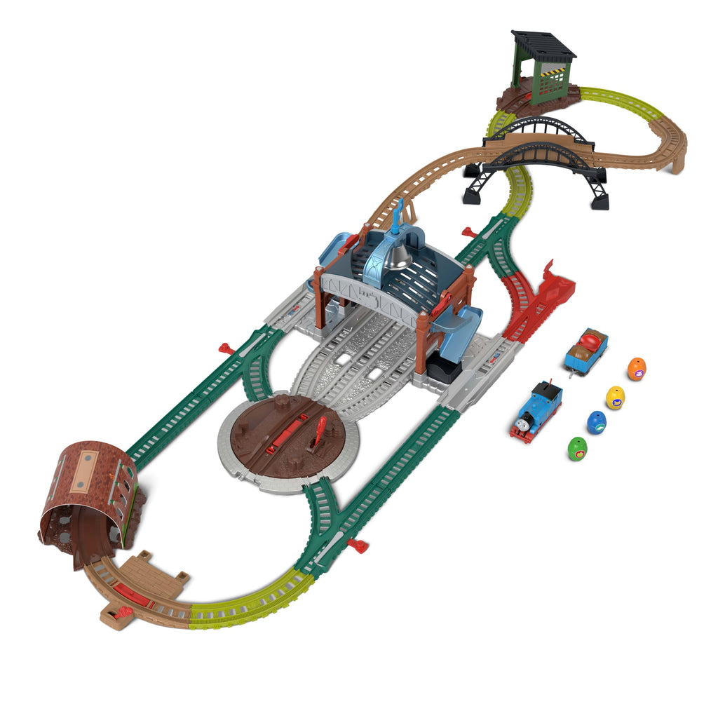 Thomas & Friends Pista de Juguete Motorizada ¡Entrega los Barriles!