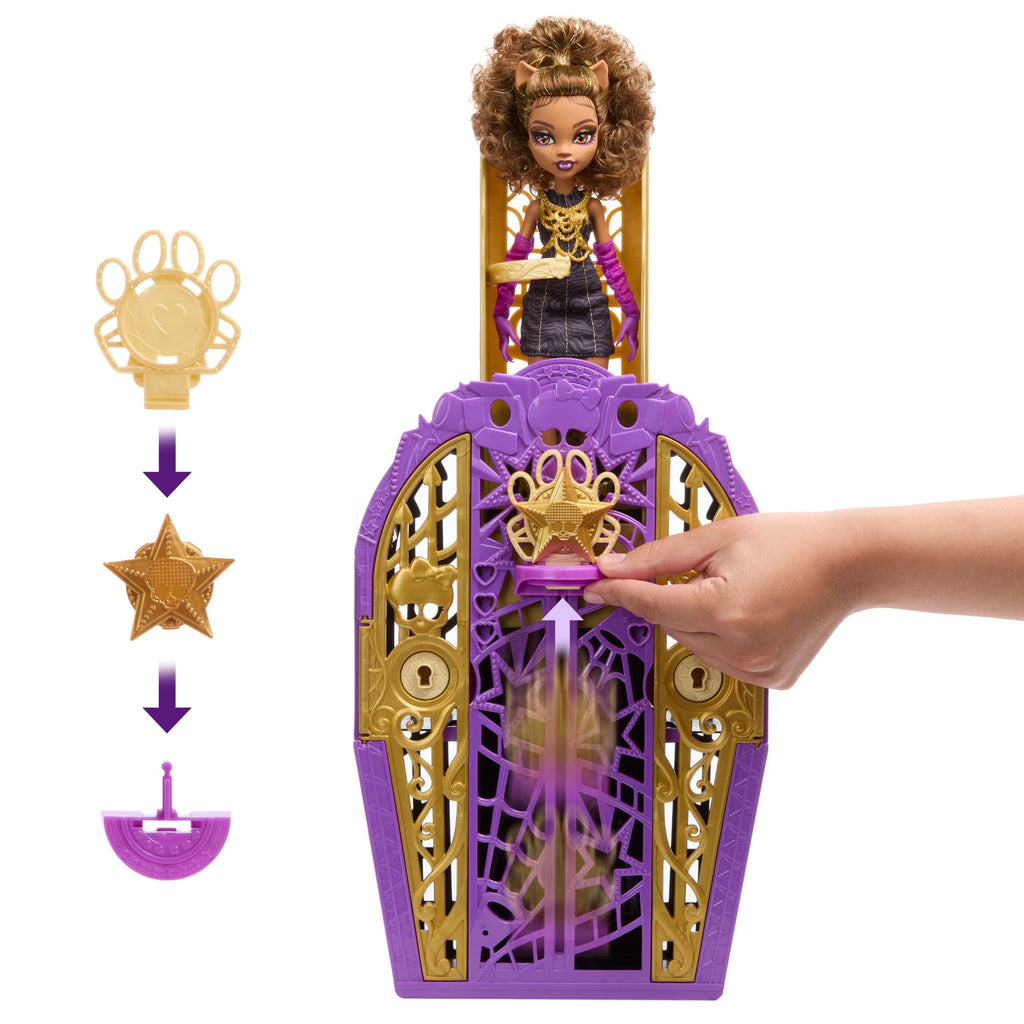 Monster High Boneca Skulltimate Hauntlywood Clawdeen