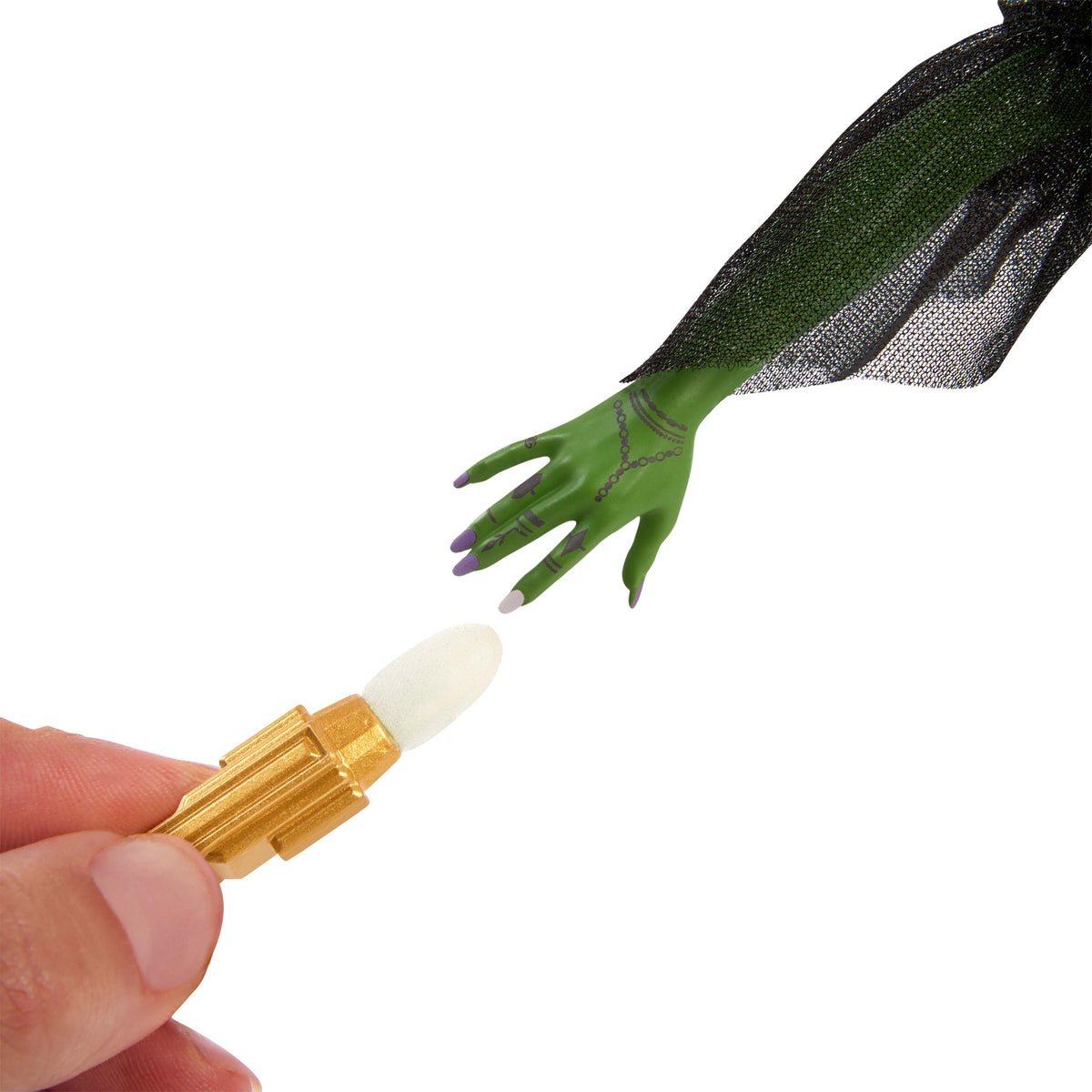 Universal Pictures’ Wicked Get Ready With Elphaba Doll Set With 7 Accessories & Color Change Nails