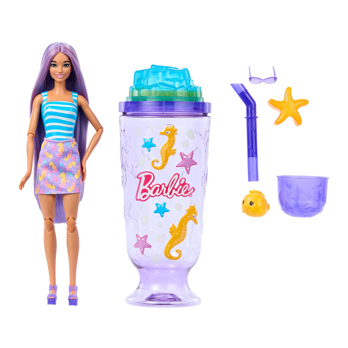 Barbie Poupée Pop Reveal Série Sea Slushy