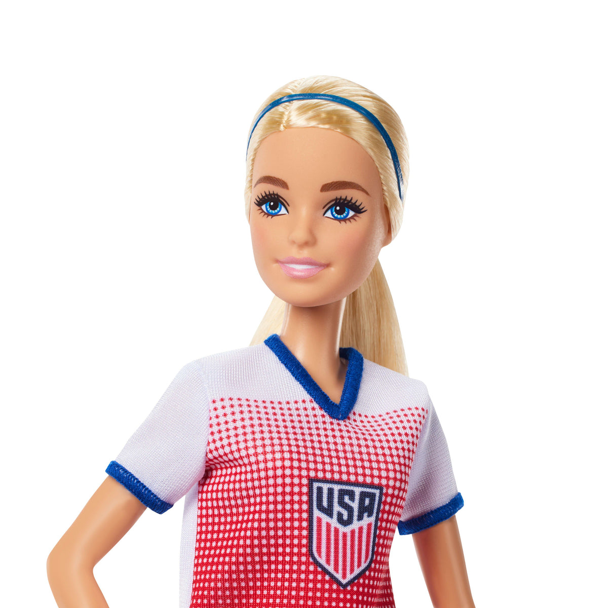 Barbie Careers Ussf Soccer Fashion Doll Dressed in Removable Sport-Themed Outfit