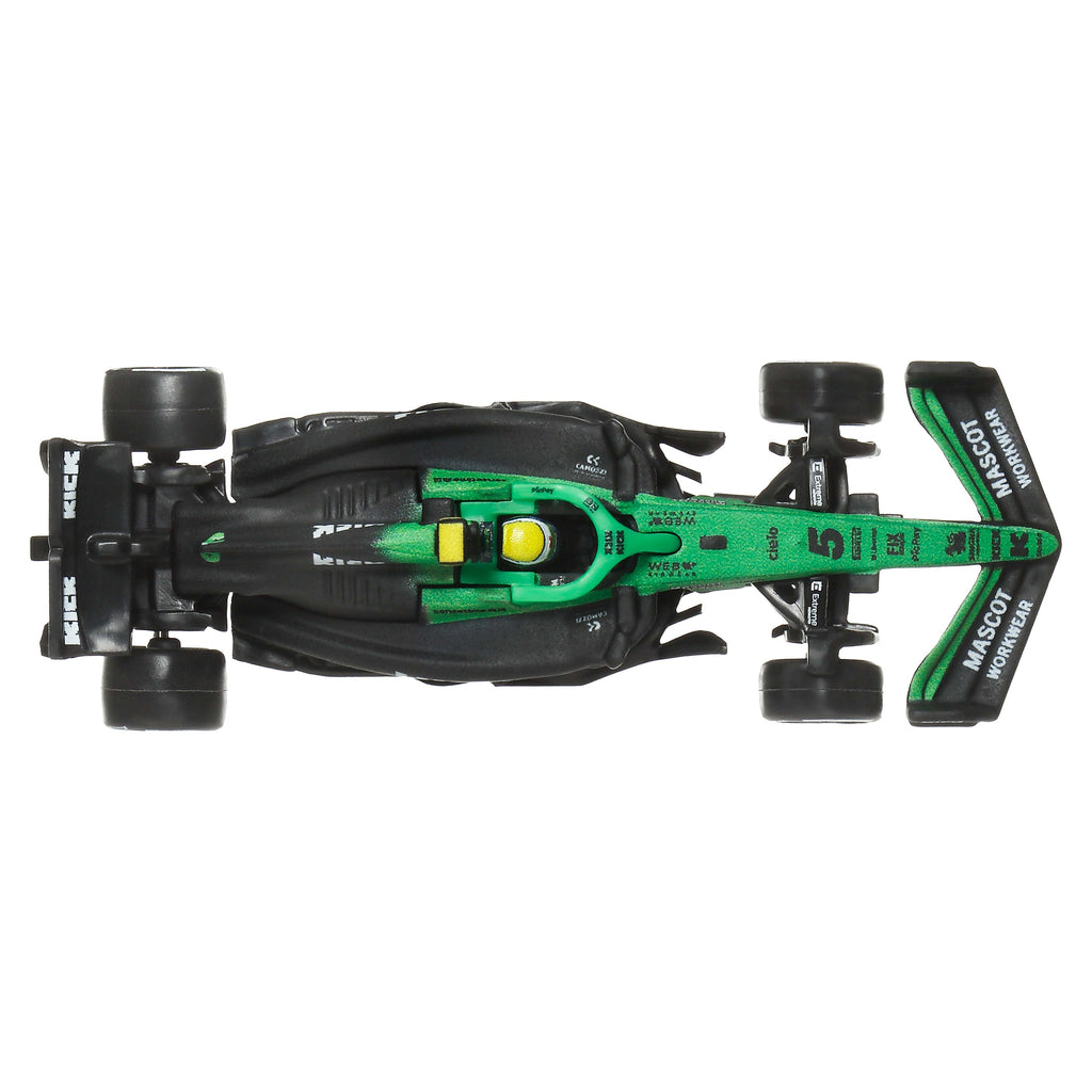 Hot Wheels Premium Kick Sauber F1 Team 2-Pack Of 1:64 Scale Racecars: Hulkenberg & Bortoleto